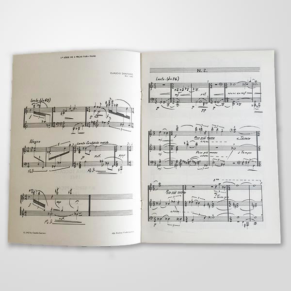 Iª Série- 4 peças Pequena toccata (1942) e IIª Série, 6 peças (1946) para piano