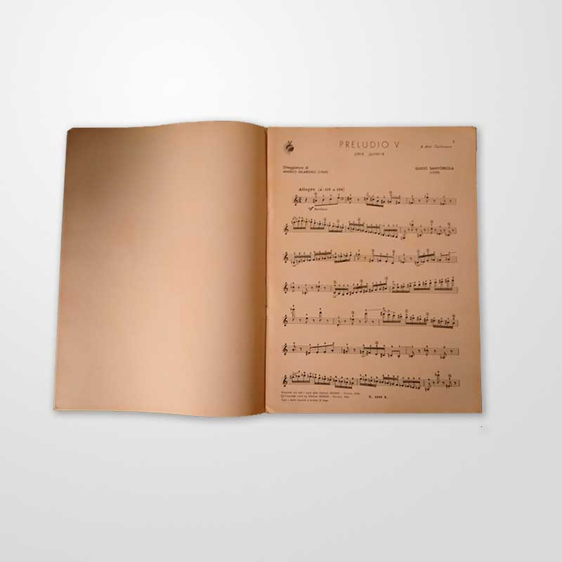 5 prelúdios de Guido Santórsola
