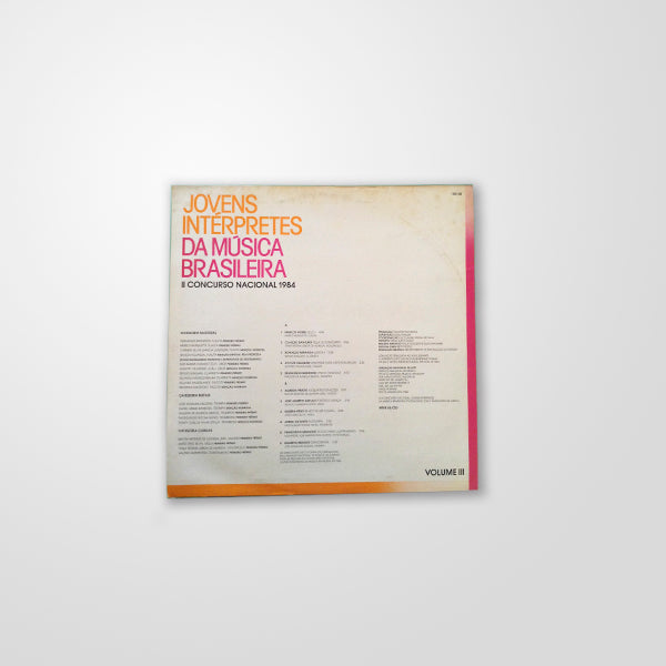 Jovens Intérpretes da Música Brasileira, volume III