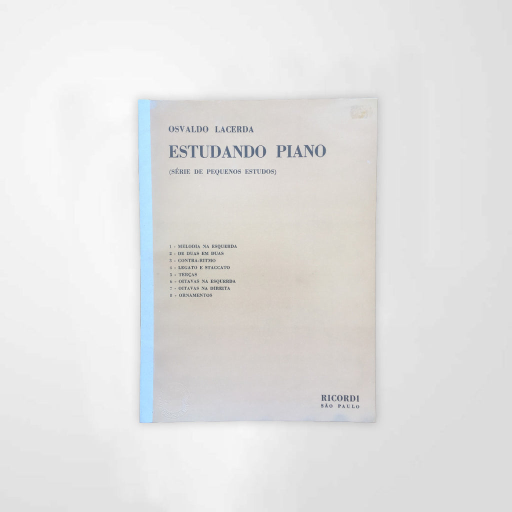 OSVALDO LACERDA Estudando Piano