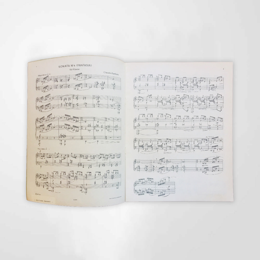 SANTORO Sonata No 4, para piano