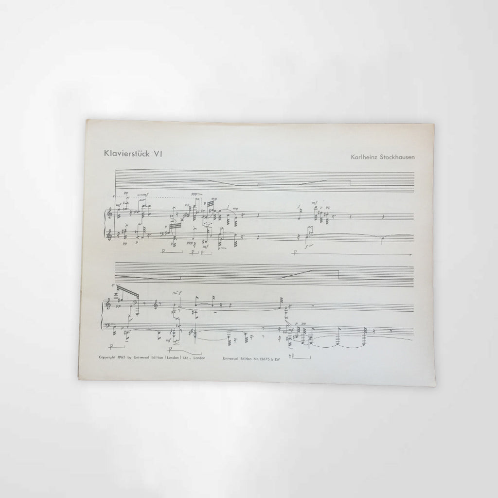 STOCKHAUSEN Nr. 4- Klavierstück VI