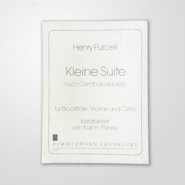 Kleine Suite, nach Cembalostücken